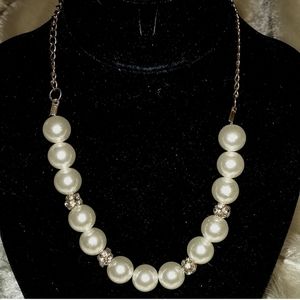 ❤️ Pearl Gold Chain Necklace